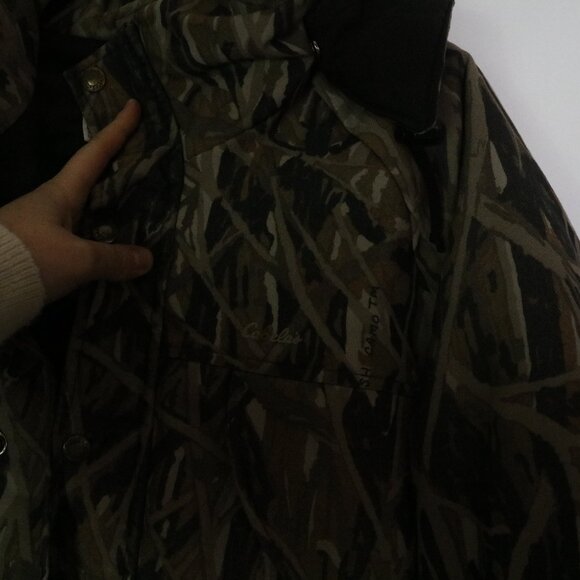 Vintage Cabelas USA Camo Hunting Jacket Men Large Whitetail Goretex Heavy Weight - Picture 6 of 10